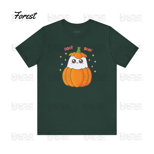 Kawaii Ghost Short Sleeve T-Shirt