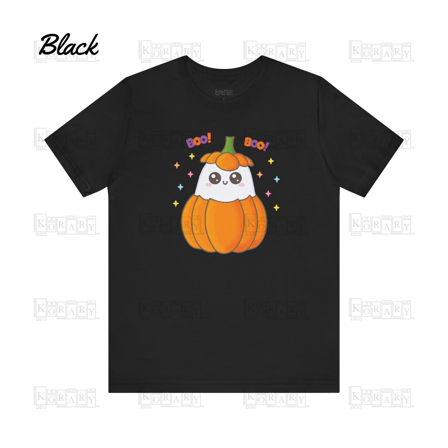 Kawaii Ghost Short Sleeve T-Shirt