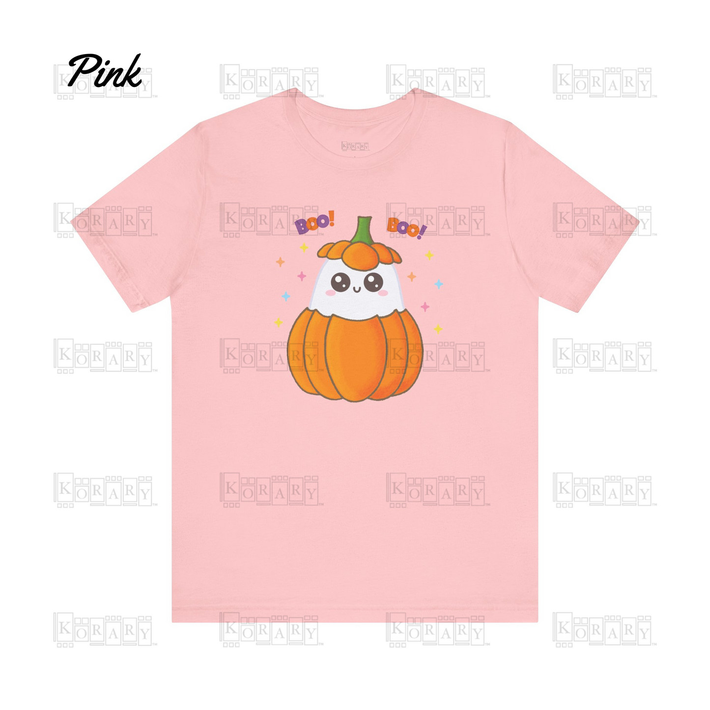 Kawaii Ghost Short Sleeve T-Shirt