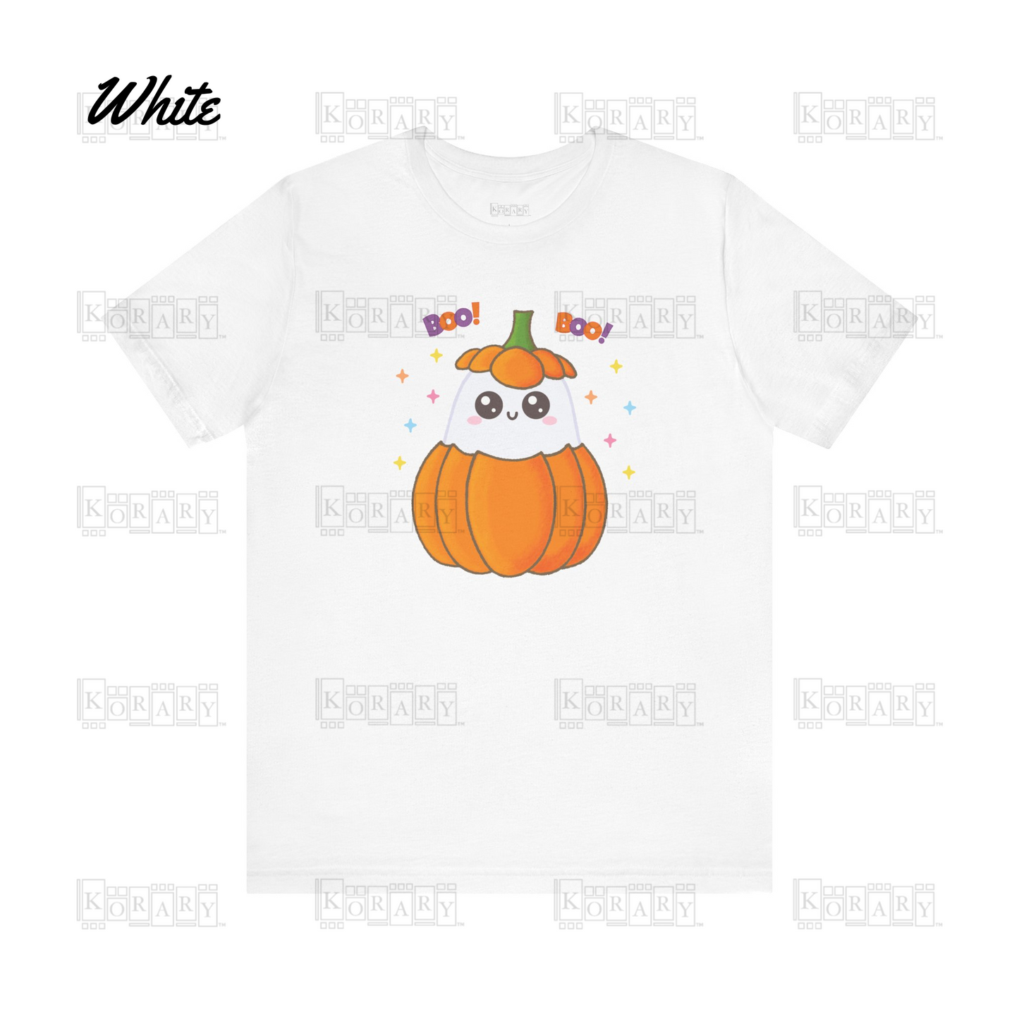 Kawaii Ghost Short Sleeve T-Shirt