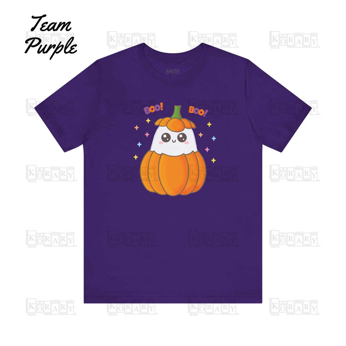 Kawaii Ghost Short Sleeve T-Shirt